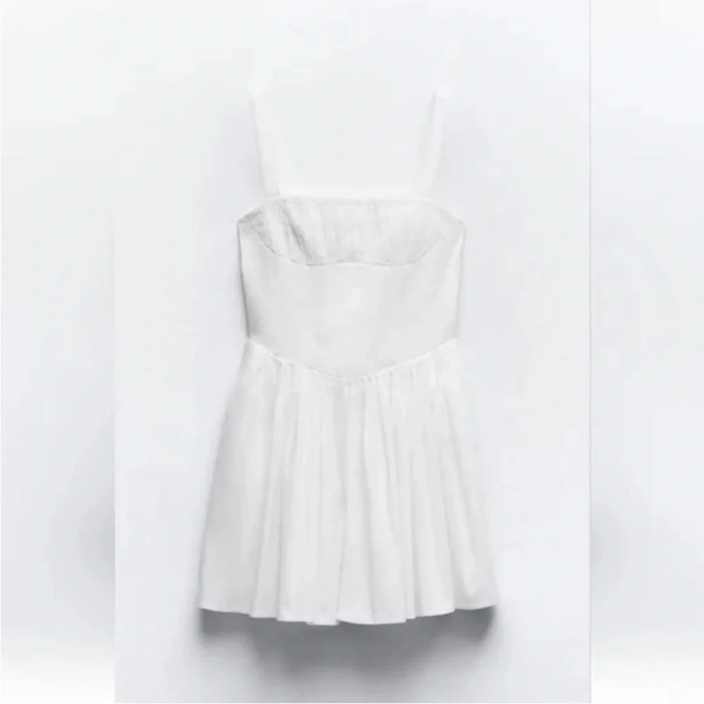 ZARA VOLUMINOUS SKIRT DRESS - Picture 9 of 11